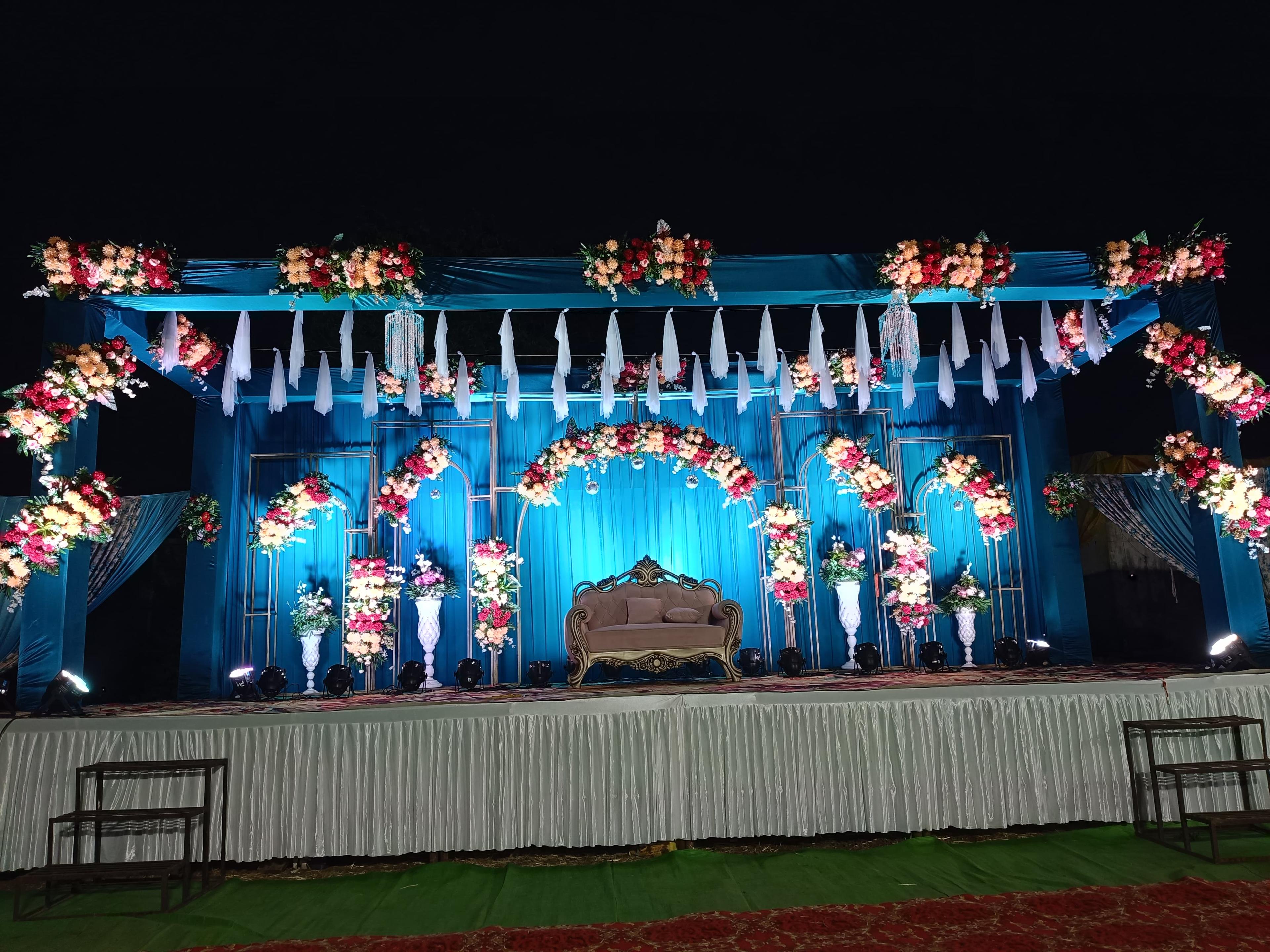 Shree Ram Events wedding stage decoration in Vidarbha